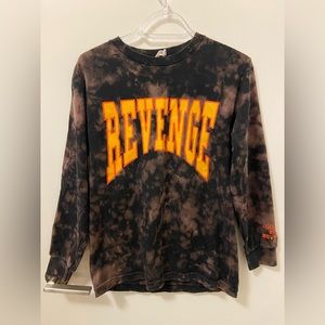 Drake Concert shirt - customized bleach tie-dye